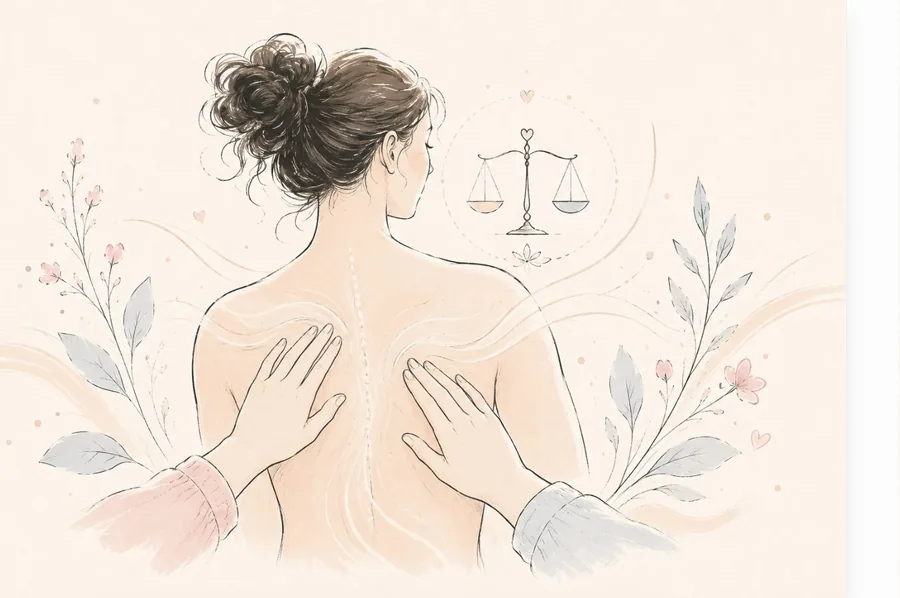 Illustration: Hände in Balance – MotionThumb, die individualisierte Handauflage
